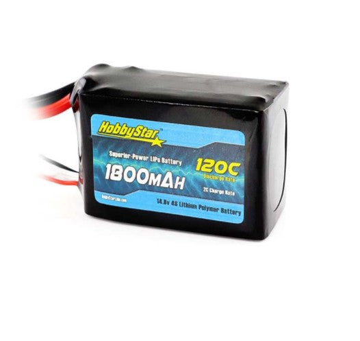 BATERÍA LIPO HOBBYSTAR 110-20-083 1800MAH 14.8V, 4S 120C