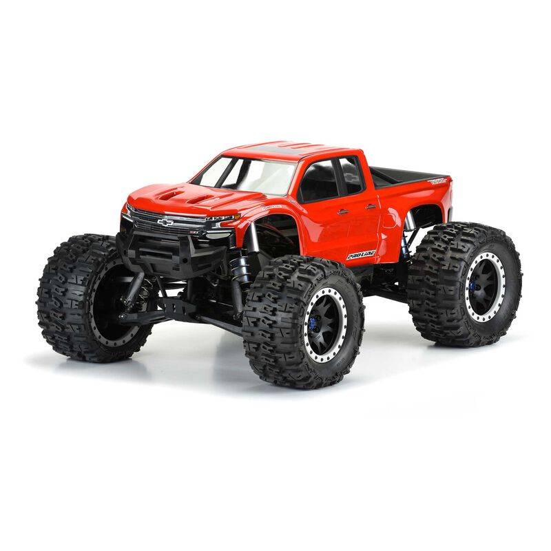 Pro-Line 3507-17 2019 Chevy Silverado Z71 Trail Boss Pre-Cut Monster Truck Body