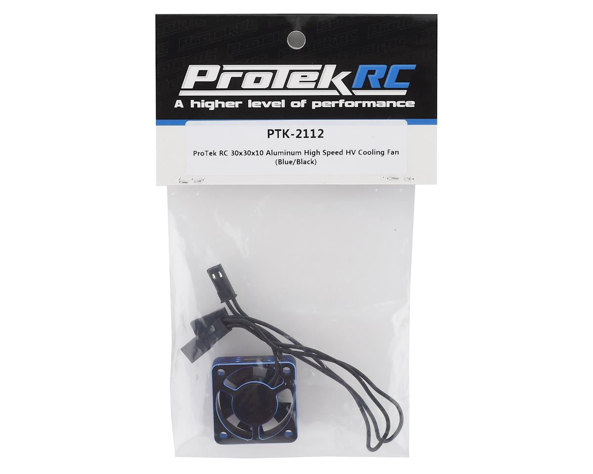 ProTek RC 2112 30x30x10mm Aluminum High Speed HV Cooling Fan (Blue/Black)