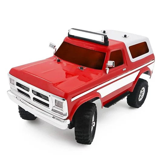 Pandahobby PHT1803RW 1/18 Tetra18 X2 RTR Escala Mini Crawler, Rojo/Blanco