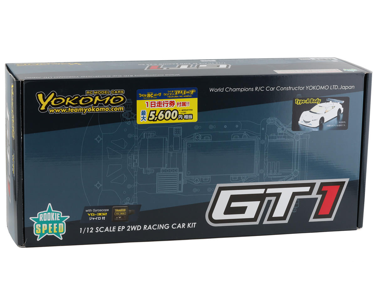 Yokomo GT1 Rookie Speed Type-A 1/12 Pan Car Kit w/Steering Gyro