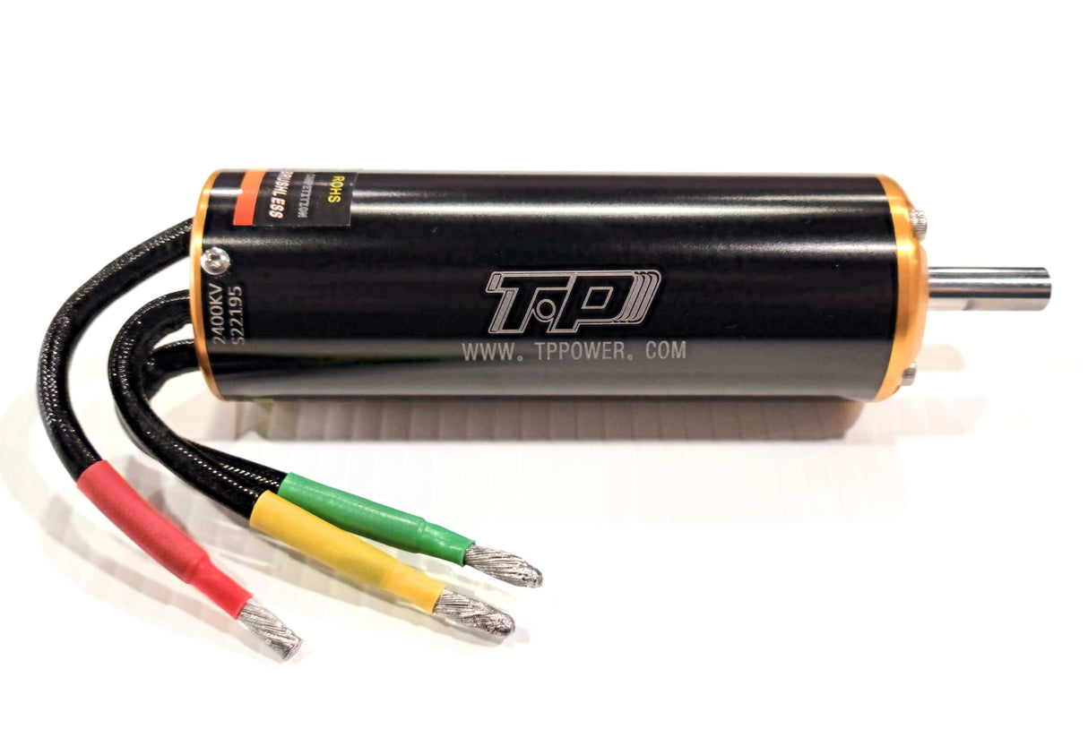 MOTOR BRUSHLESS TP POWER 4080 CM 2400 kv (HASTA ( 6 - 8s )