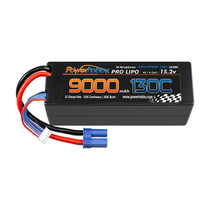 Powerhobby 4S 15.2V 9000mah 130c Graphene Lipo Battery w EC5 Plug