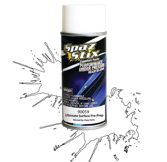 Spaz Stix 90059 Ultimate Surface Pre-Prep for Plastic Parts (3.5 oz Aerosol)