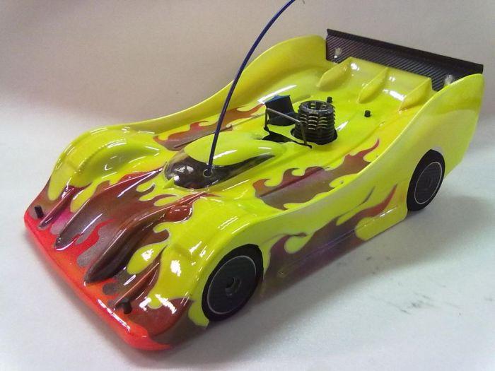 DELTA PLASTIKS 1/8 Scale R18 295mm/2mm Rc Car Body *Drag or Speed Runs*