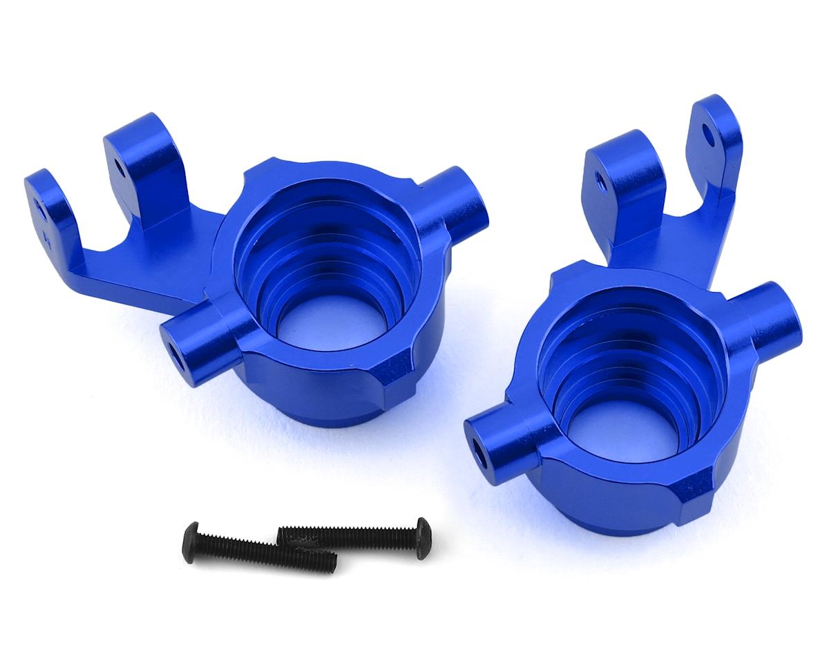 Bloques de dirección de aluminio Traxxas 8937X Blue Maxx