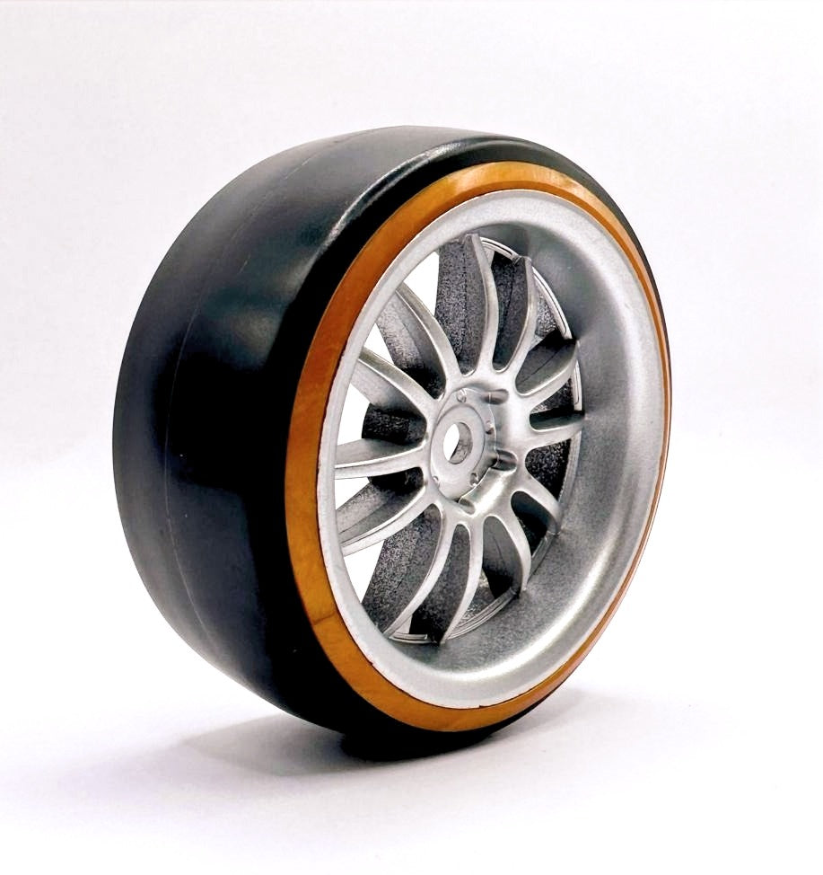 IRonManRc 1/10 DRIFT WHEELS W/ HARD TIRES * BBS SAKURAS * 4 PACK