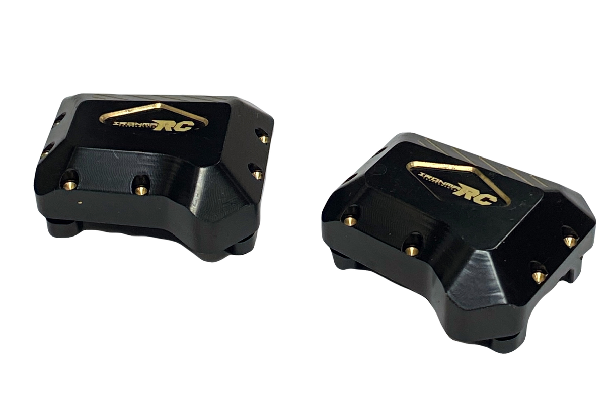 IronManRc TRX-4 COUVERCLE D'ESSIEU AVANT ARRIÈRE EN LAITON NOIR
