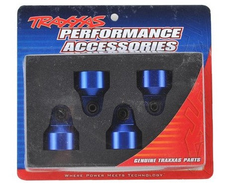 Traxxas 7764A X-Maxx Tapa de amortiguador de aluminio GTX (azul) (4)