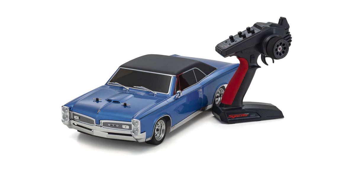 KYOSHO KYO34431T2 Fazer Mk2 FZ02 1967 Pontiac GTO, Tirol Azul, 1/10 Eléctrico 4WD