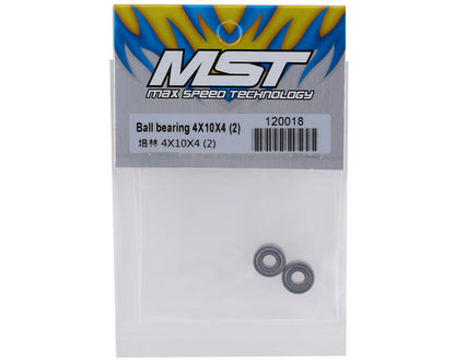 MST 120018 4x10x4mm Ball Bearing (2)