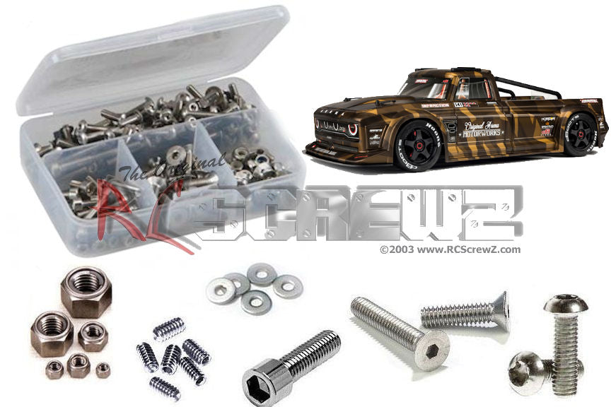 RC Screwz RCZARA020 Arrma RC Infracción 6S BLX Kit de tornillos de acero inoxidable