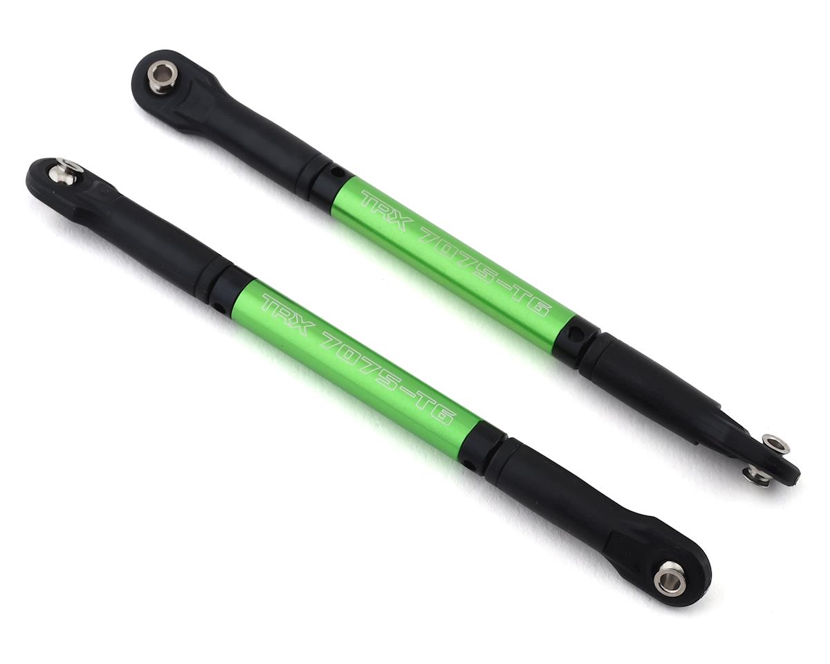 Traxxas 8619G E-Revo 2.0 Varillas de empuje de enlace de dirección de aluminio de servicio pesado (verde) (2)