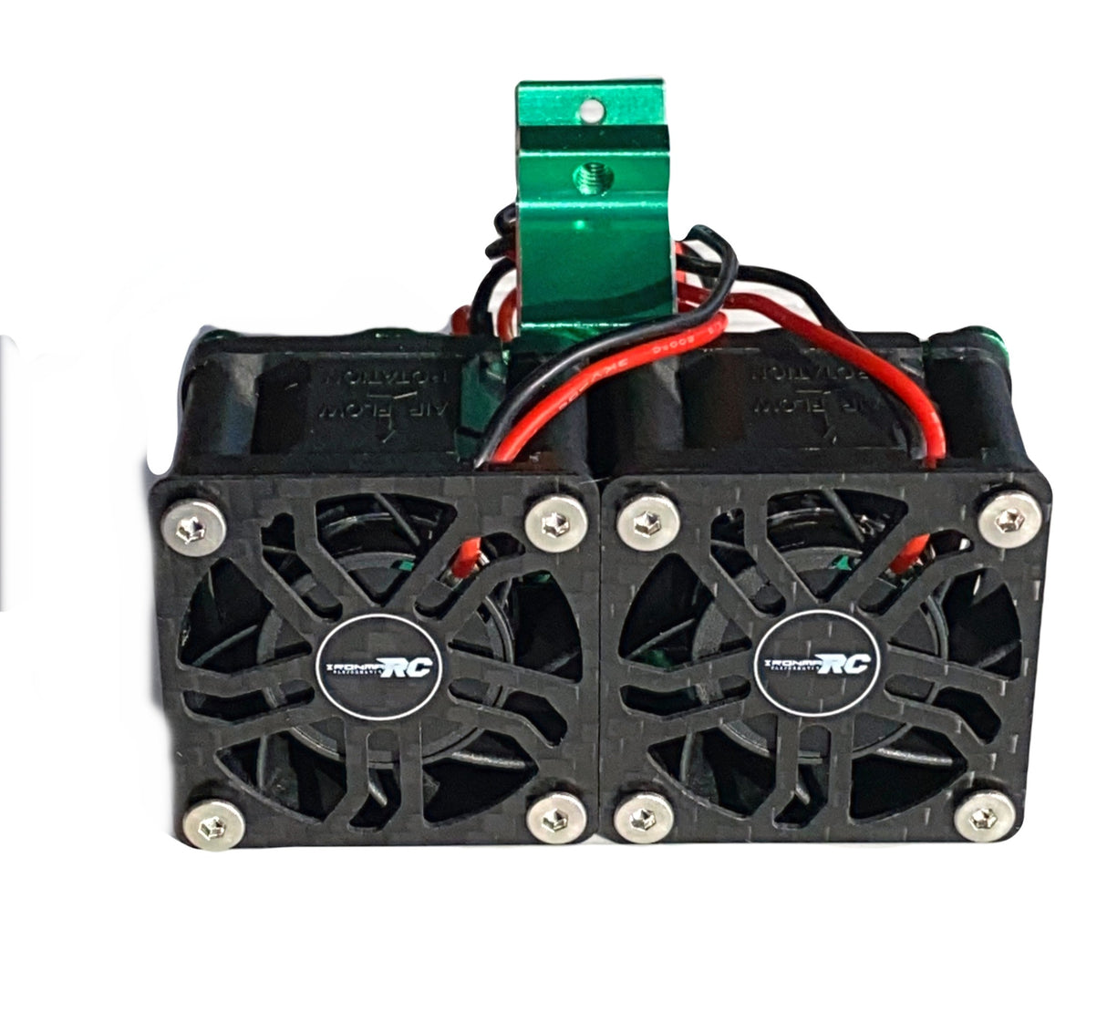 IronManRc VERDE 1/8 1717 VENTILADORES DE MOTOR DUAL DYNASTY HV