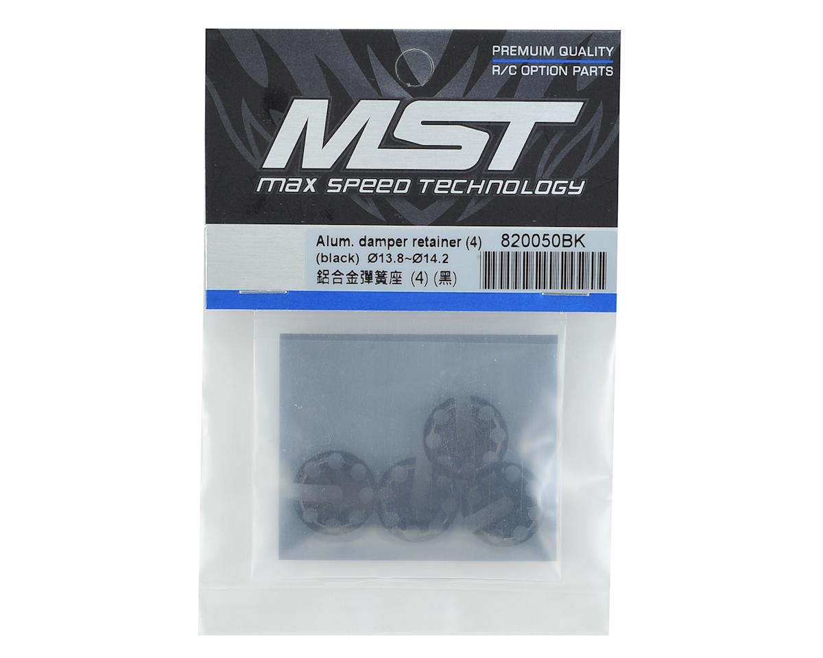 MST 820149BK Aluminum Damper Spring Retainer (Black) (4)