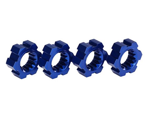 Traxxas 7756X X-Maxx Aluminum Wheel Hex Hub (Blue) (4)