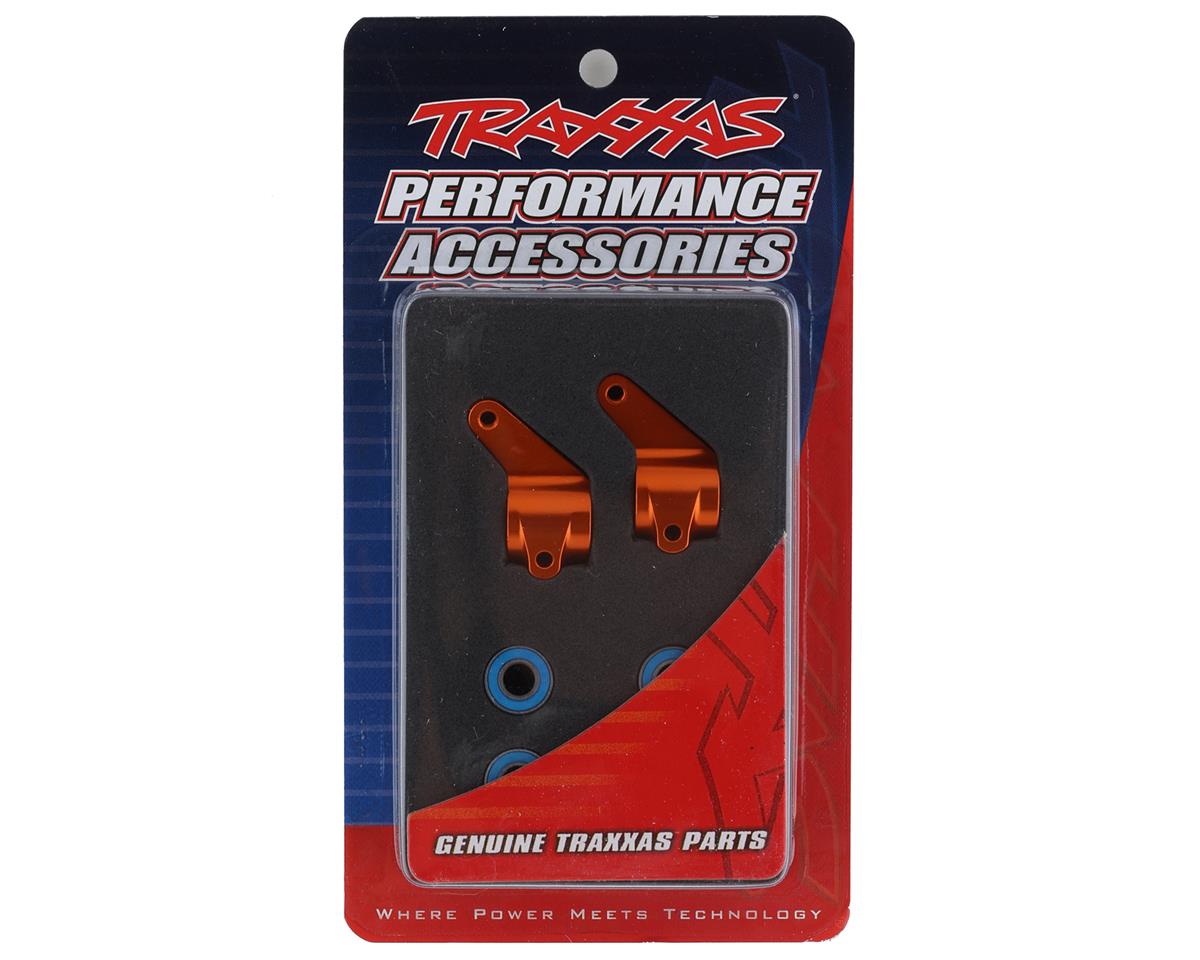 Traxxas 3636T Aluminum Steering Blocks w/Ball Bearings (Orange) (2)