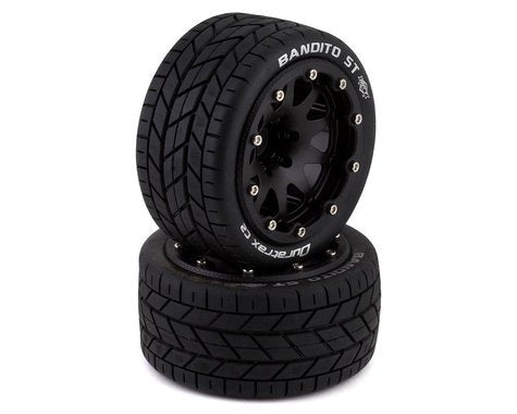 DuraTrax DTXC5531 Bandito ST Pneus de camion montés avec ceinture de 2,8 po (2) (décalage de 0,5)