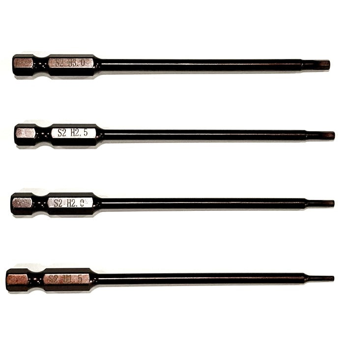 IronManRc MAGNETIC Dysnasty Drivers Juego de puntas de taladro métricas de 1/4 1,5 2,0 2,5 3,0