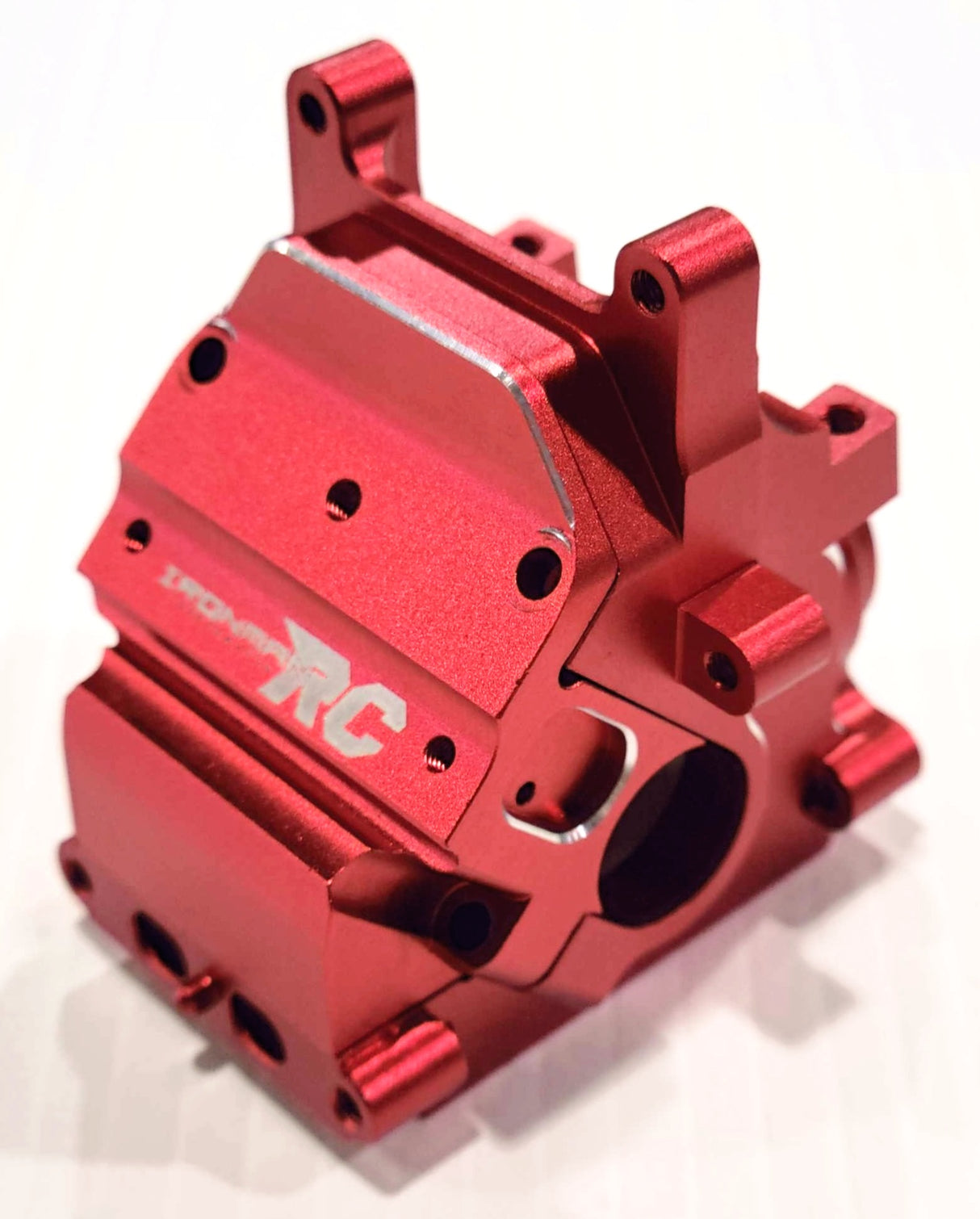 IronManRc Caja de diferencial de aluminio ROJA con cubierta para TODOS los autos Arrma 6s