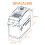 SPEKTRUM SPMSA6190 Servo de avión HV con engranaje metálico estándar