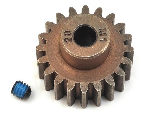 Traxxas 6494X Pignon Mod 1.0 en acier trempé avec alésage de 5 mm (20 dents)