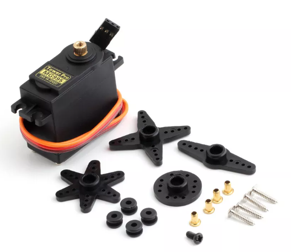 IslanHobbyNut 13 kg-cm 180,5 oz-in Torque Metal Gear Servo de alta velocidad MG995