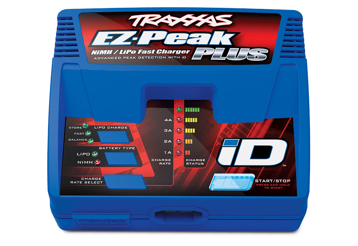 Cargador de batería multiquímico Traxxas 2970 EZ-Peak Plus con identificación automática (3S/4A/40W)