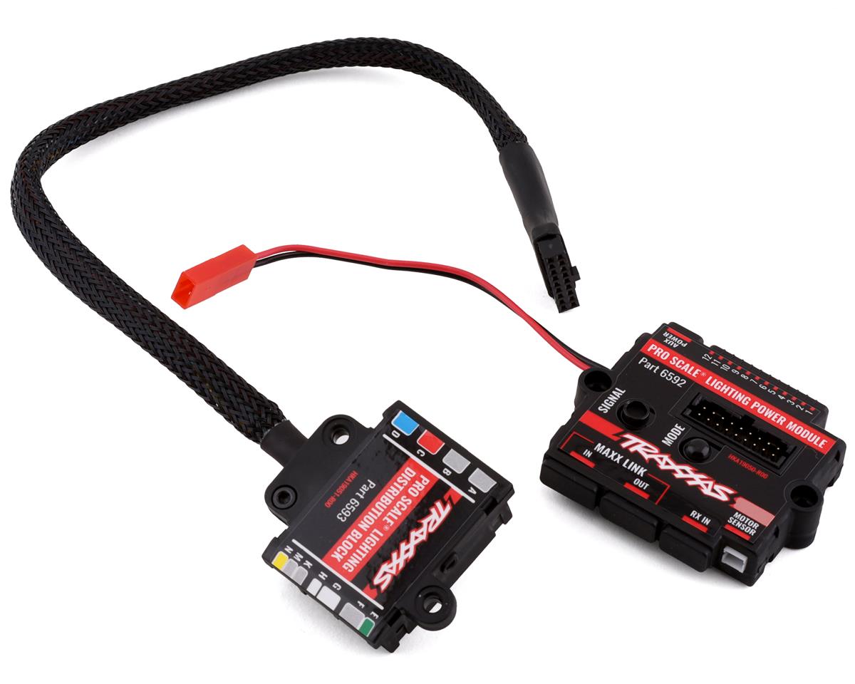 Traxxas 6591 Pro Scale Système de contrôle d'éclairage avancé avec module d'alimentation et distribution
