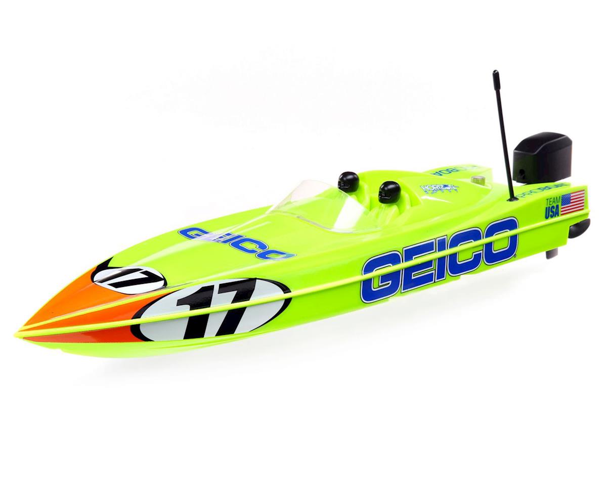 Pro Boat PRB08044T1 Bateau à moteur Racer Deep-V RTR sans balais 43,2 cm (Miss GEICO)