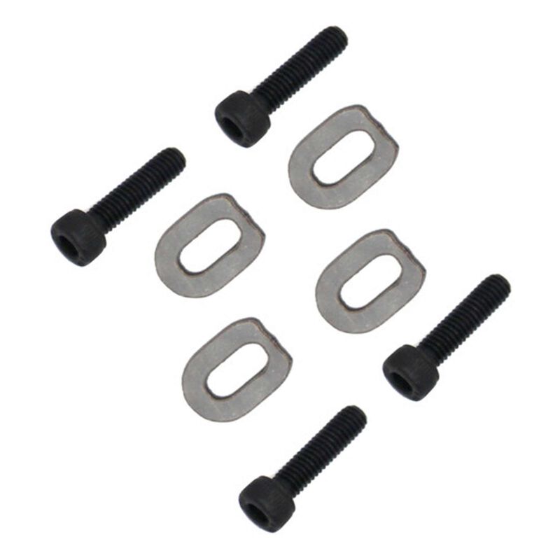 Arandela ovalada de montaje de motor de acero inoxidable HOT RACING SXMX889: X-Maxx