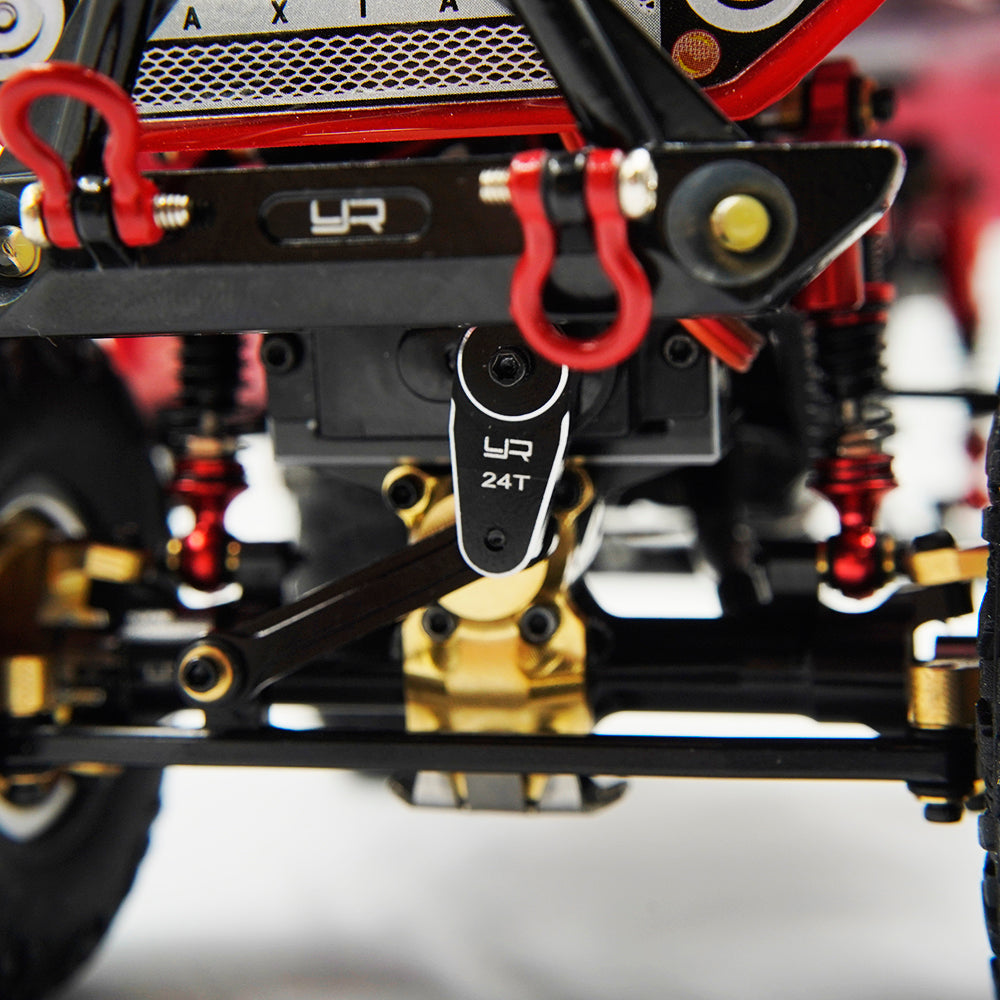 Yeah Racing AXSC-084 SERVO BOCINA DE ALUMINIO 24T PARA AXIAL SCX24