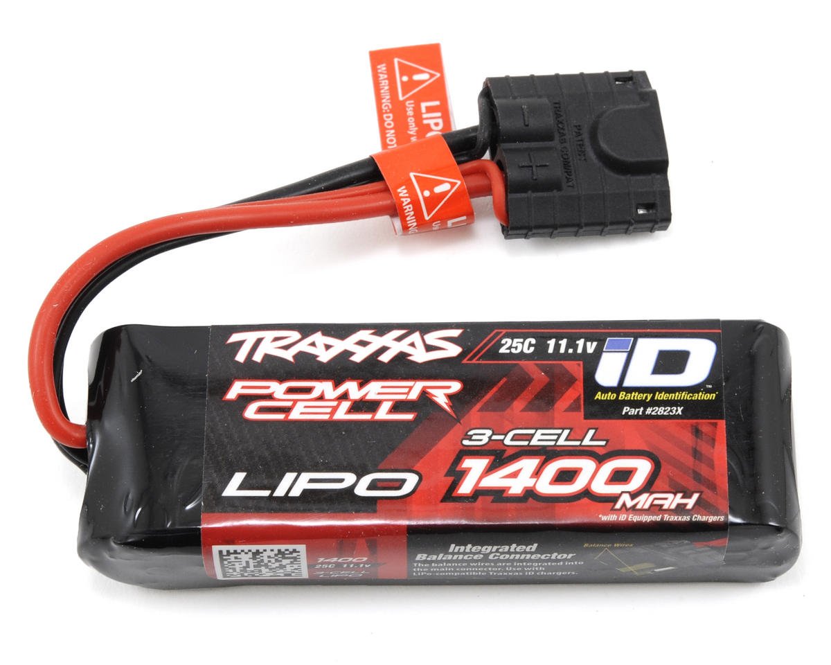 Alimentation Véhicule Radiocommandé Batterie LiPo Traxxas 11.1V 1400mAh 25C - Boîtier Hardcase