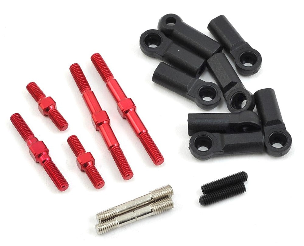 MST 210406R FXX-D S Turnbuckle Shaft Set (Red)