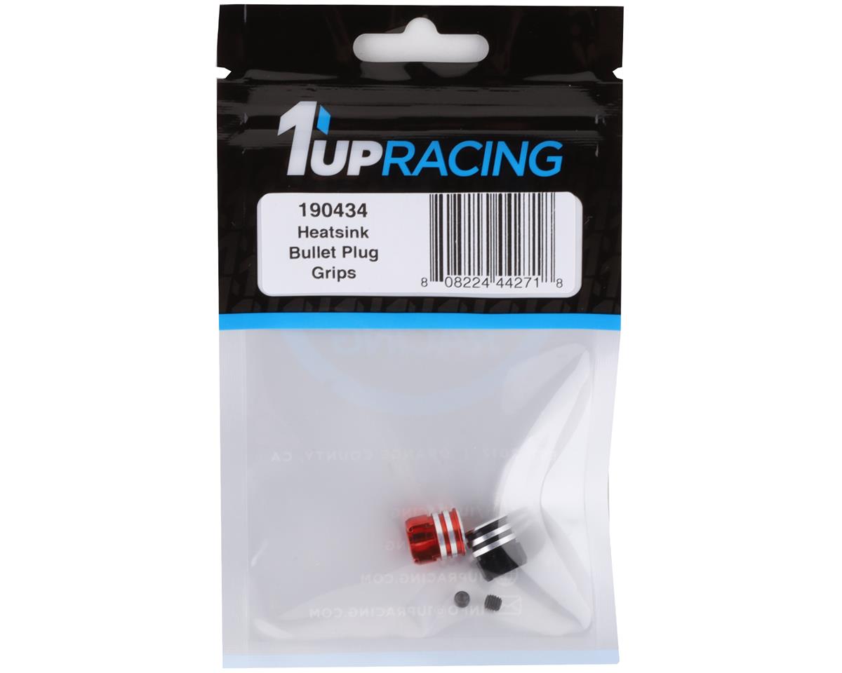 1UP Racing 190434 Puños de enchufe tipo bala para disipador térmico (se adapta a enchufes tipo bala LowPro)