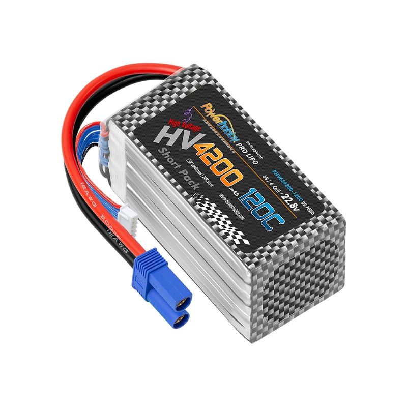 Powerhobby 6S 22.8V 4200mah 120C GRAPHÈNE + Batterie Lipo HV avec prise EC5