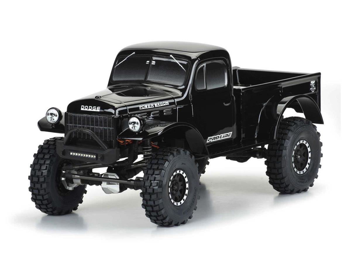 Pro-Line PRO349918 1946 Dodge Power Wagon 12.3" Tough-Color Rock Crawler Body (Black)