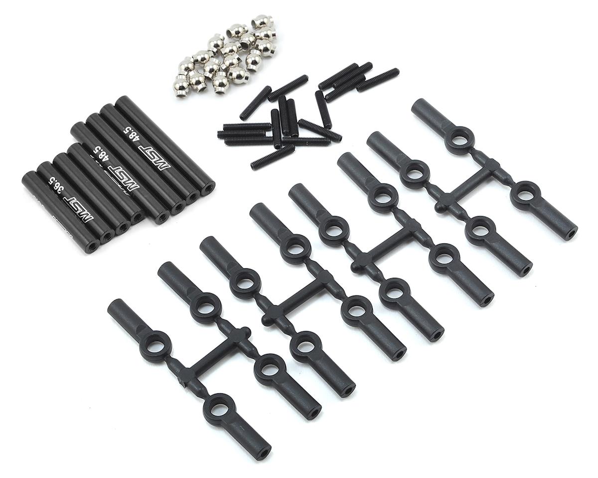 MST 210536BK Aluminum Link Set (242mm) (Black)