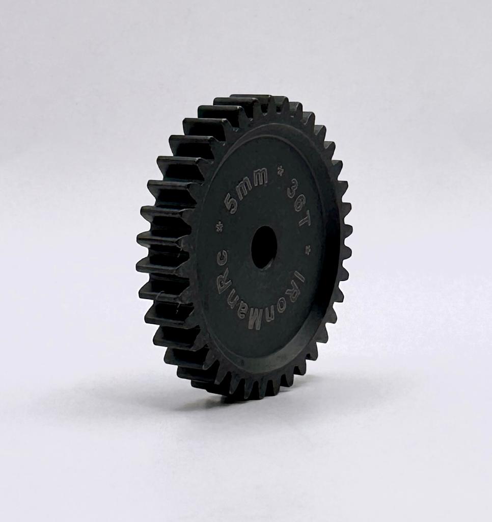 IRonManRc 36T 5mm MOD - 1 Pinion Gear HARDENED STEEL