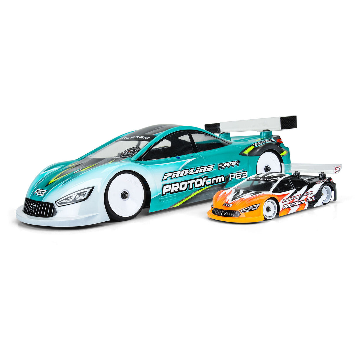 Protoform PRM159015 1/28 P63 Light Weight Clear Body: Mini-Z & 1/28 Chassis (98mm WB)