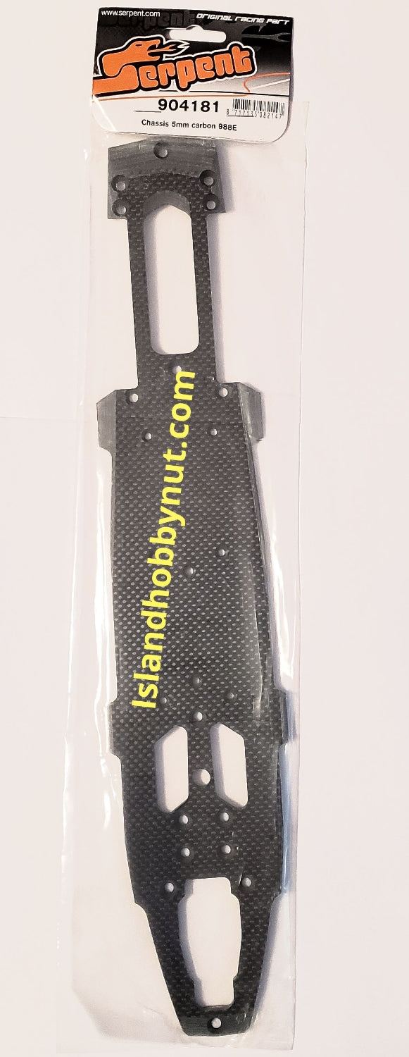 Châssis en fibre de carbone Serpent 988-E 5 mm #904181