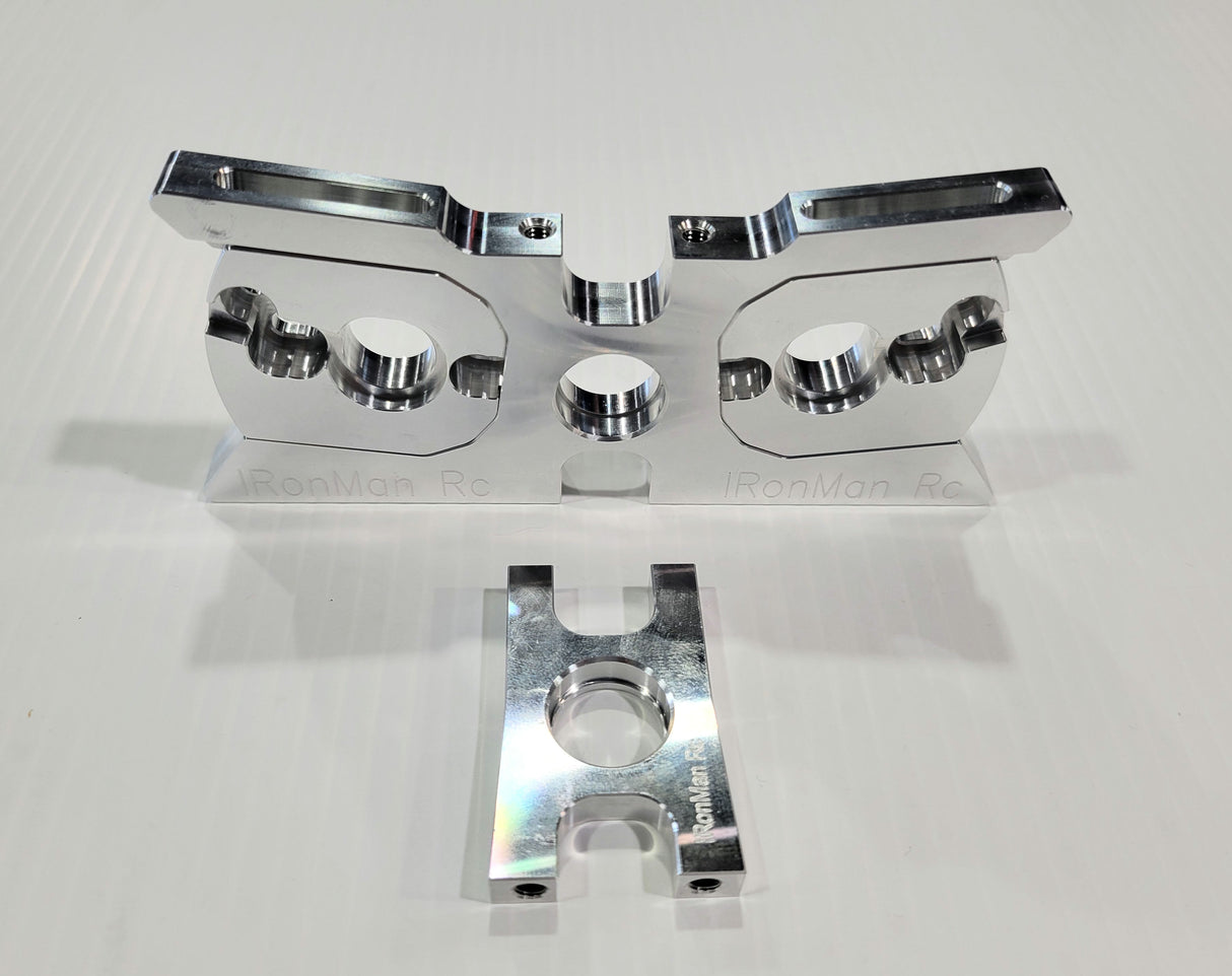 RonManRc HOBAO VTE 2 SUPPORT DOUBLE MOTEUR Moteurs 25 mm et 30 mm