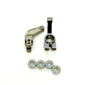 Aluminum Oversized Rear Hub Carriers, Gunmetal, for Traxxas Stampede/Rustler