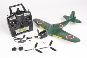 RAGE RC RGRA1306 Mitsubishi A6M Zero Micro RTF Airplane w/PASS System