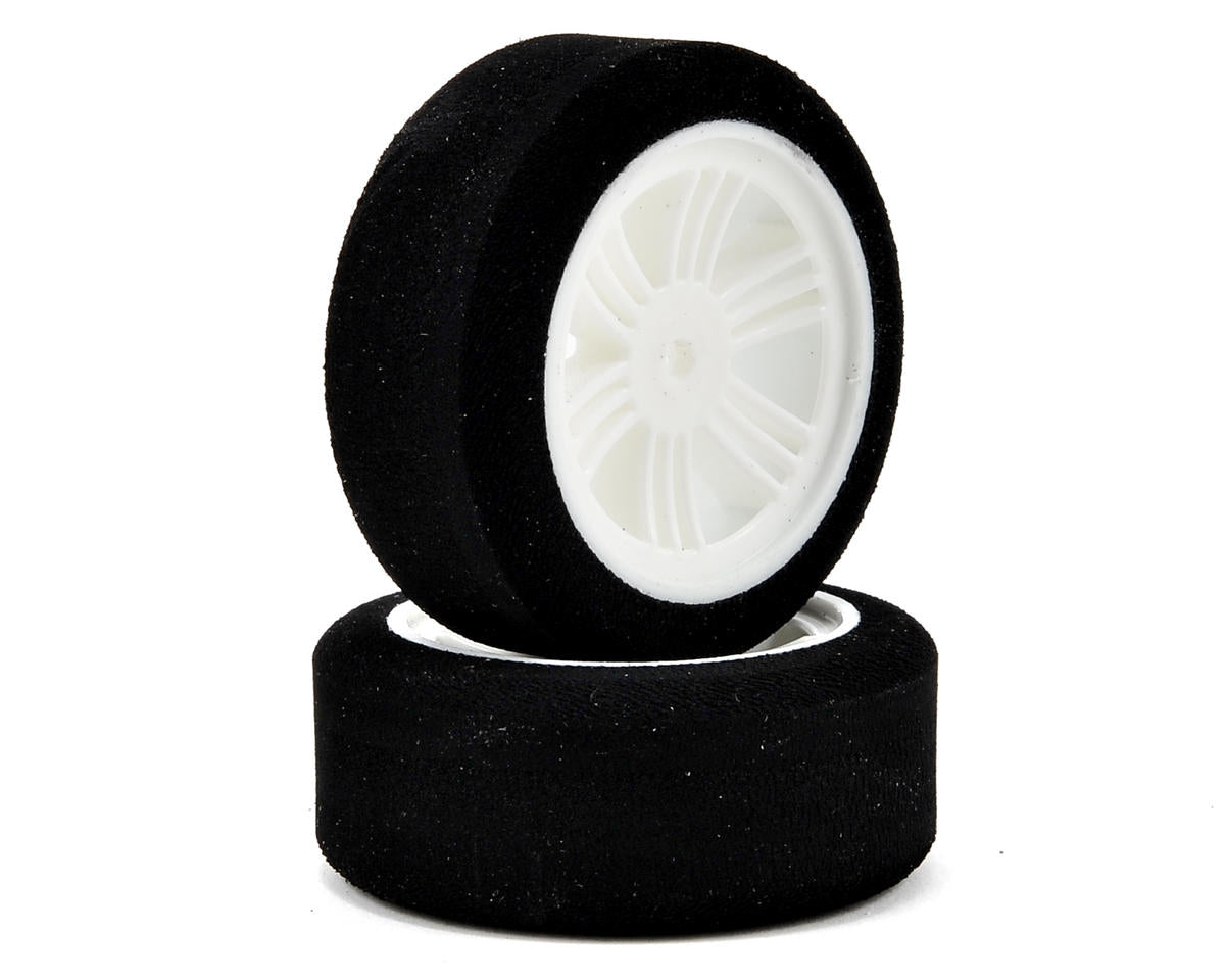 CONTACTO J14204 Neumáticos traseros de espuma Nitro Sedan de 12 mm hexagonales de 30 mm 1/10 (2) (blanco) (42 Sh