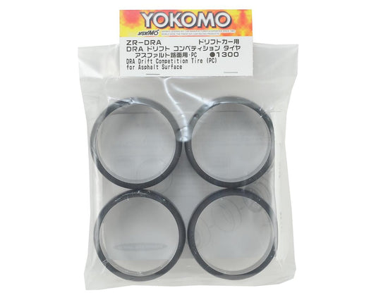 Yokomo 1370 DRA Competition Drift Tire (4) (for Asphalt Surface)