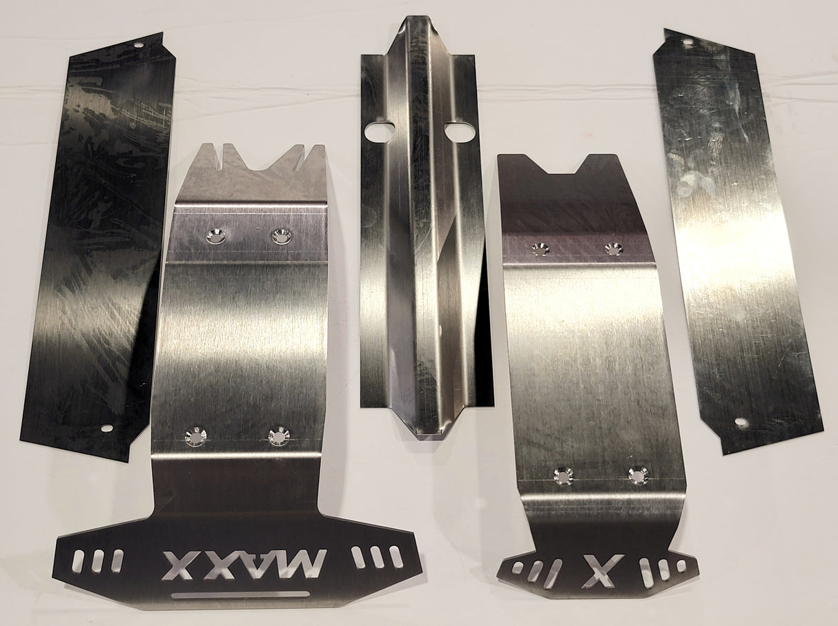 Traxxas X MAXX Steel Chassis Protector Guard Armor Front & Rear Skid Plate