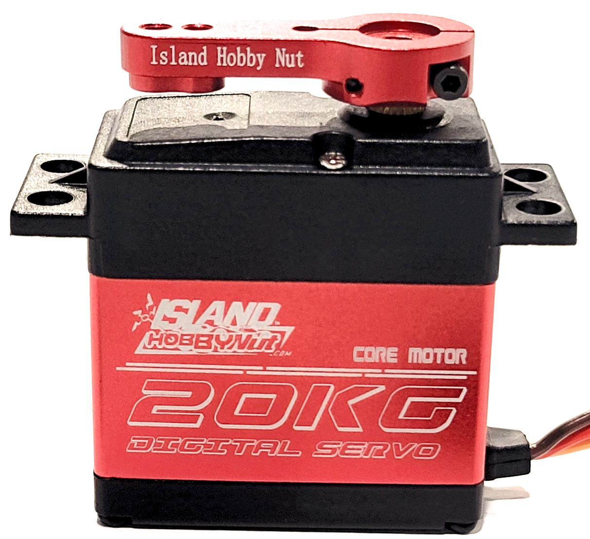 IslandHobbyNut Servo à engrenages métalliques étanche à couple sur chenilles de 20 kg