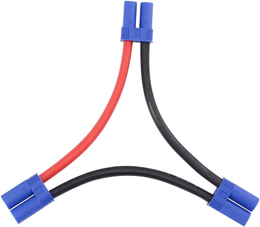 IronManRc EC5 Divisor 2 macho / 1 hembra Cable calibre 10