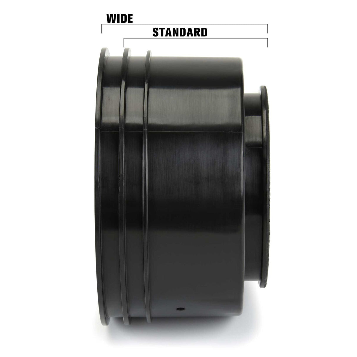 PROLINE PRO279403 1/10 Showtime+ F/R 2.2/3.0 Wide Drag Black Wheels